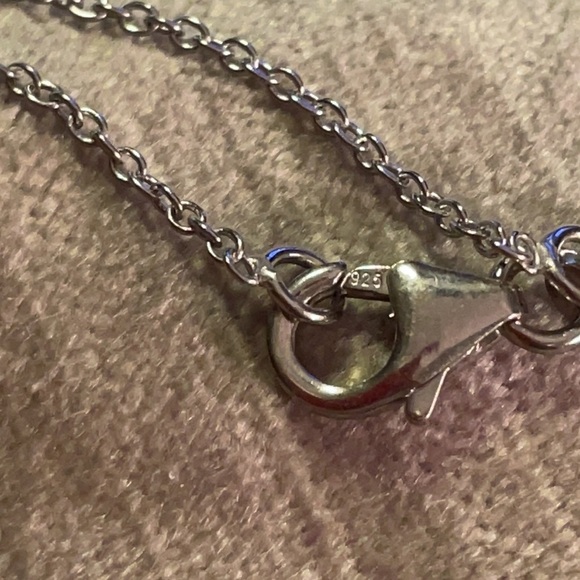 Arizona Sleeping Beauty Turquoise Pendant Necklace Sterling Silver 925 NWOTS - Picture 10 of 11